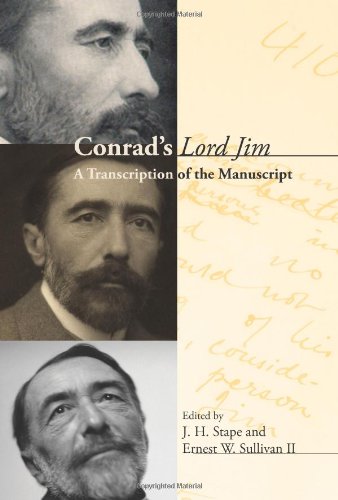 Conrads Lord Jim A Transcription Of The Manuscript J H Stape