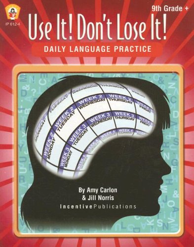 Daily Language Practice 9th Grade Use It Dont Lose It Amy Carlon