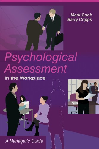 Psychological Assessment In The Workplace A Managers Guide 1st Edition Mark Cook