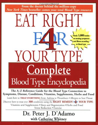 Eat Right 4 Your Type 1st Edition Peter J Dadamo Peter Dadamo