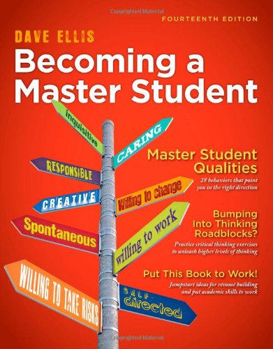 Becoming A Master Student 14th Edition Dave Ellis R W Phipps