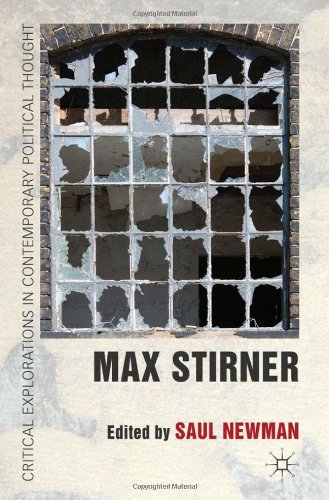 Max Stirner 1st Edition Saul Newman