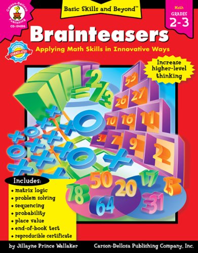 Brainteasers Grades 2 3 Carsondellosa Publishing