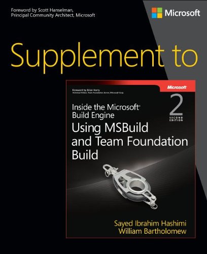 Supplement To Inside The Microsoft Build Engine Using Msbuild And Team Foundation Build Second Edition Sayed Ibrahim Hashimi