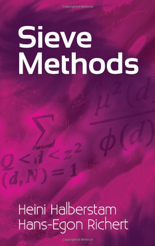Sieve Methods Heine Halberstam Hans Egon Richert Mathematics
