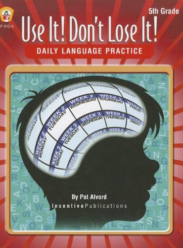 Daily Language Practice 5th Grade Use It Dont Lose It Pat Alvord