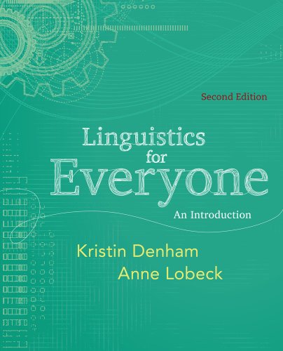 Linguistics For Everyone An Introduction 2nd Edition Kristin Denham