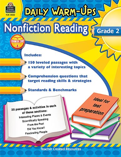 Tcr 5032 Daily Warmups Nonfiction Reading Grade 2 Ruth Foster