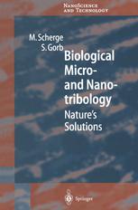 Biological Micro And Nanotribology Natures Solutions 1st Edition Dr Matthias Scherge