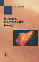 Techniques In Archaeological Geology 1st Edition Professor Dr Ervan G Garrison Auth