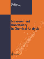 Measurement Uncertainty In Chemical Analysis 1st Edition Rouvim Kadis Auth