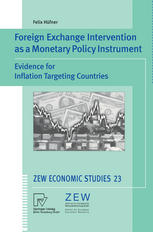 Foreign Exchange Intervention As A Monetary Policy Instrument Evidence For Inflation Targeting Countries 1st Edition Dr Felix Hfner Auth