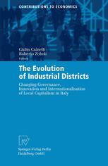The Evolution Of Industrial Districts Changing Governance Innovation And Internationalisation Of Local Capitalism In Italy 1st Edition Giulio Cainelli