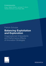 Balancing Exploitation And Exploration Organizational Antecedents And Performance Effects Of Innovation Strategies 1st Edition Patrick Schulze Auth