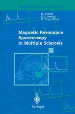 Magnetic Resonance Spectroscopy In Multiple Sclerosis 1st Edition M Filippi