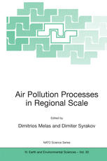 Air Pollution Processes In Regional Scale 1st Edition B O Akkoyunlu
