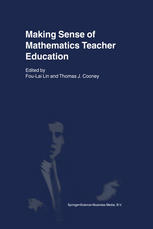 Making Sense Of Mathematics Teacher Education 1st Edition Thomas J Cooney Auth