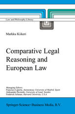 Comparative Legal Reasoning And European Law 1st Edition Markku Kiikeri Auth