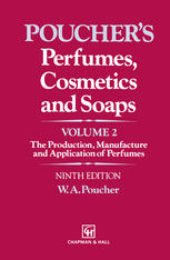 Perfumes Cosmetics And Soaps 9th Edition Wa Poucher