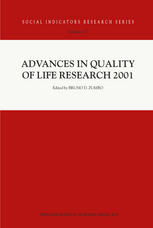 Advances In Quality Of Life Research 2001 1st Edition Peggy Schyns Auth