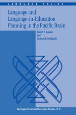 Language And Languageineducation Planning In The Pacific Basin 1st Edition Robert B Kaplan