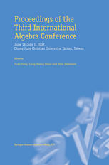 Proceedings Of The Third International Algebra Conference June 16july 1 2002 Chang Jung Christian University Tainan Taiwan 1st Edition Yuen Fong
