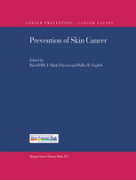 Prevention Of Skin Cancer 1st Edition David J Hill Phd J Mark Elwood Md
