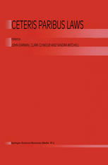 Ceterus Paribus Laws 1st Edition John Earman John T Roberts