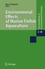 Environmental Effects Of Marine Finfish Aquaculture 1st Edition F H Page