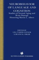 Neurobehavior Of Language And Cognition Studies Of Normal Aging And Brain Damage 1st Edition Arthur Wingfield