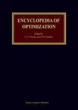 Encyclopedia Of Optimization Claire S Adjiman Christodoulos A Floudas Auth