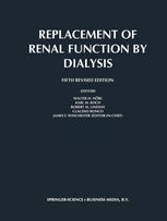 Replacement Of Renal Function By Dialysis 5th Edition Drukker