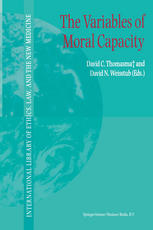 The Variables Of Moral Capacity 1st Edition David C Thomasma Auth