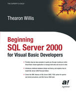 Beginning Sql Server 2000 For Visual Basic Developers 1st Edition Thearon Willis Auth