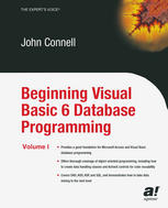 Beginning Visual Basic 6 Database Programming 1st Edition John Connell Auth