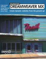 Foundation Dreamweaver Mx 1st Edition Craig Grannell Todd Marks