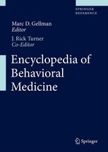 Encyclopedia Of Behavioral Medicine 1st Edition Marc D Gellman