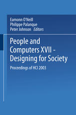 People And Computers Xvii Designing For Society Proceedings Of Hci 2003 1st Edition Peter J Wild