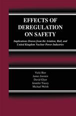 Effects Of Deregulation On Safety Implications Drawn From The Aviation Rail And United Kingdom Nuclear Power Industries 1st Edition Vicki Bier