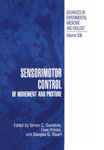 Sensorimotor Control Of Movement And Posture 1st Edition Uwe Proske