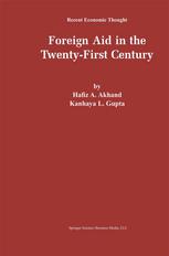 Foreign Aid In The Twentyfirst Century 1st Edition Hafiz A Akhand