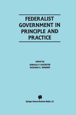 Federalist Government In Principle And Practice 1st Edition Thomas R Dye Auth