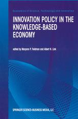 Innovation Policy In The Knowledgebased Economy 1st Edition Maryann P Feldman