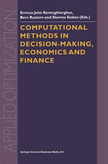 Computational Methods In Decisionmaking Economics And Finance 1st Edition Domenico Mignacca