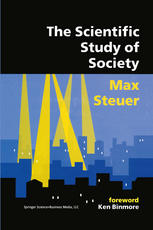 The Scientific Study Of Society 1st Edition Max Steuer Auth