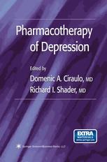 Pharmacotherapy Of Depression David J Goldstein Md Phd William Z Potter Md