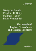 Vectorvalued Laplace Transforms And Cauchy Problems Wolfgang Arendt
