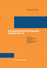 Computational Earthquake Science Part Ii 1st Edition Andrea Donnellan