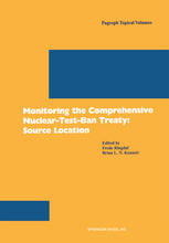 Monitoring The Comprehensive Nucleartestban Treaty Sourse Location 1st Edition Frode Ringdal