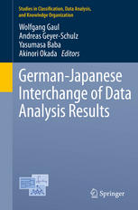 Germanjapanese Interchange Of Data Analysis Results 1st Edition Hanshermann Bock Auth